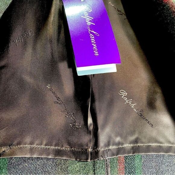 Ralph Lauren Fall ‘20 Collection Cashmere Blend Olive Multi Plaid Preston Jacket - Picture 13 of 16